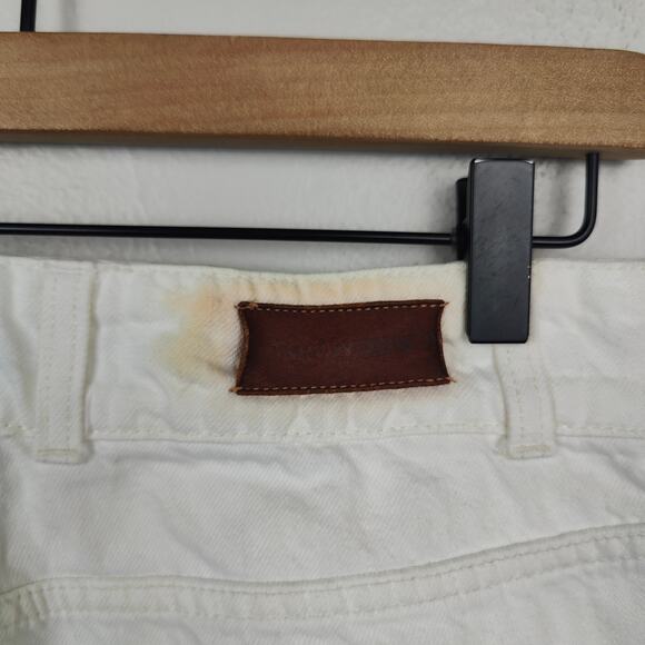 Tom Wood W Straight Jeans Womens 27x30 Vintage White Denim Relaxed Fit - Picture 5 of 8